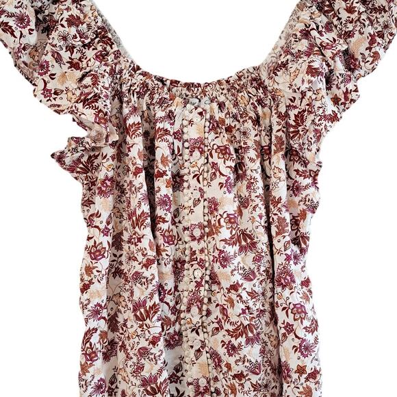Jessica Simpson Violetta Flutter Sleeve Top - Picture 2 of 8